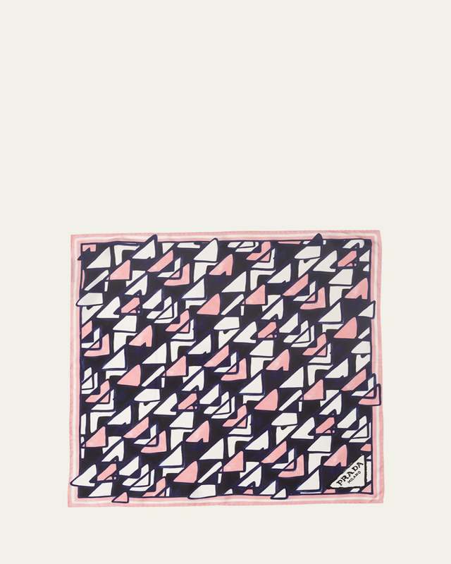 Medium Printed Silk Scarf